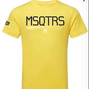 T-shirt MSQTRS Jaune